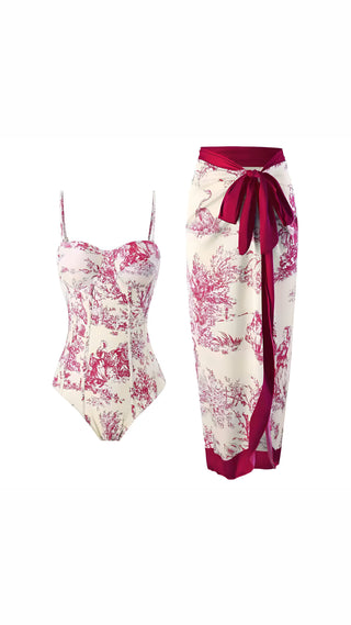 Amalfi Muse – Badeanzug, Pareo Set