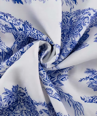 Diora Set – Zweiteiliges Sommer-Outfit mit Toile-de-Jouy-Print