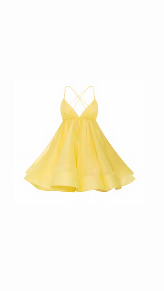 Soléa – Rückenfreies Sommerkleid mit Volumenrock