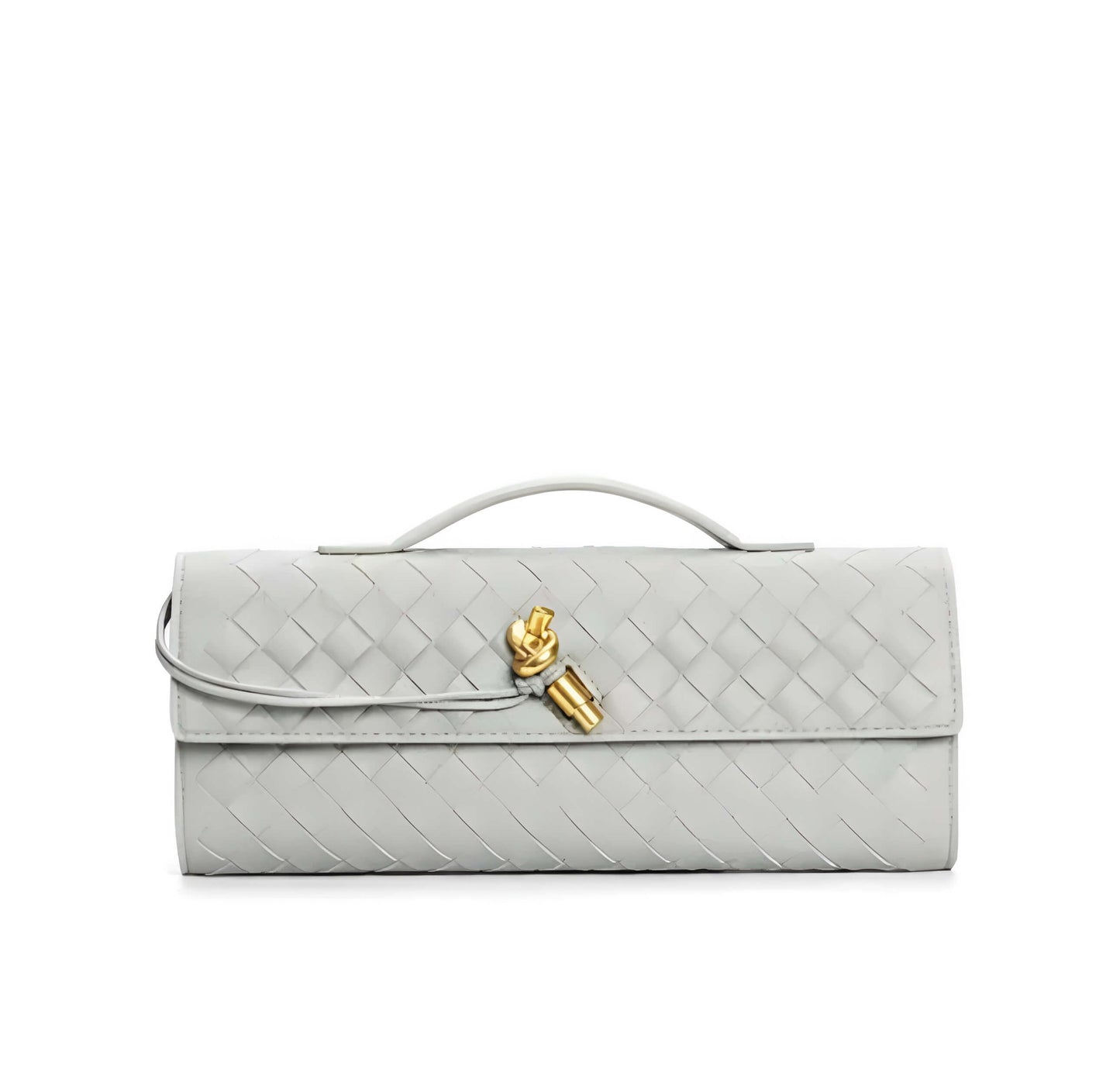 Angeles - Geflochtene Clutch in mehreren Farben