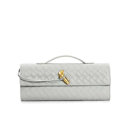 Angeles - Geflochtene Clutch in mehreren Farben