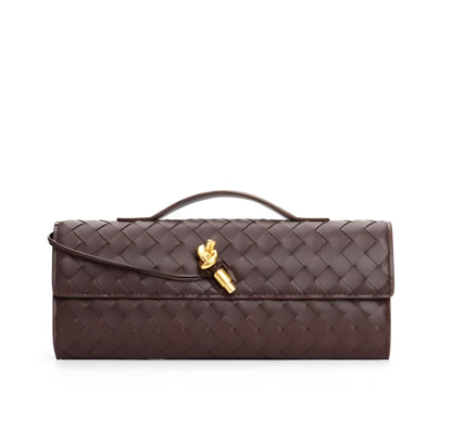 Angeles - Geflochtene Clutch in mehreren Farben