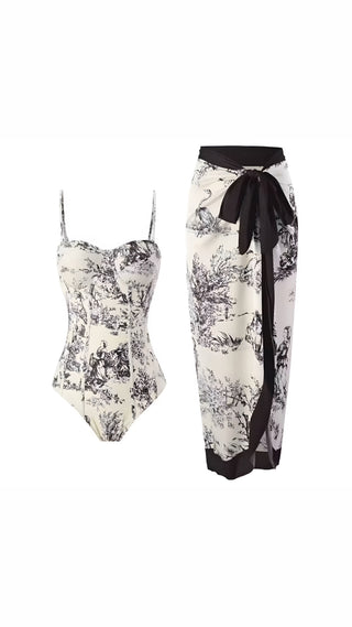 Amalfi Muse – Badeanzug, Pareo Set