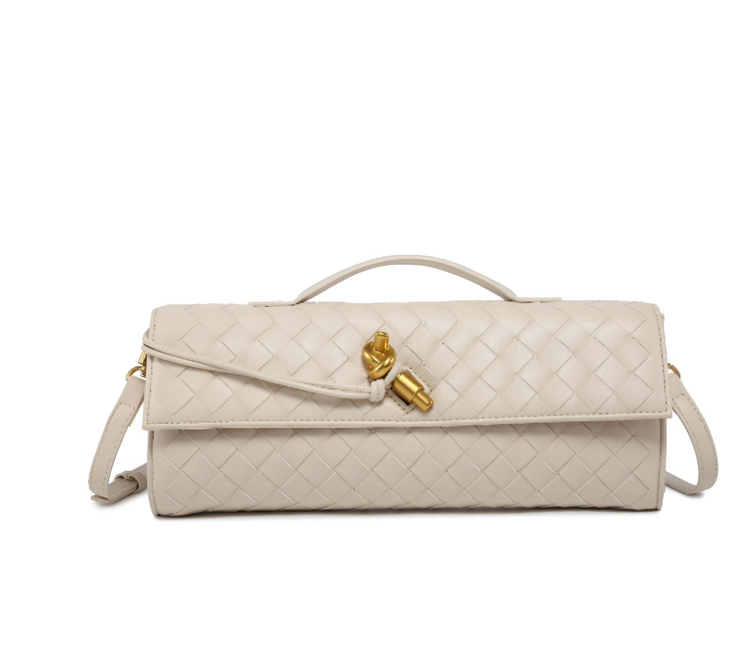 Angeles - Geflochtene Clutch in mehreren Farben
