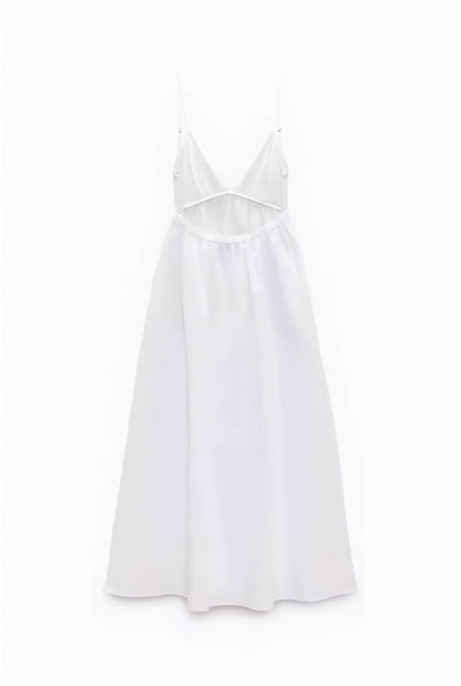 Wanda - Rückenfreies Sommer-Maxikleid