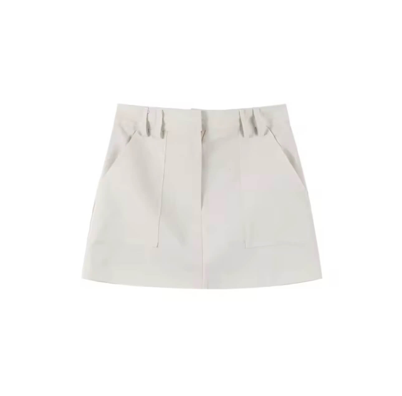 Sommer-Set – Top & Minirock mit Knöpfen