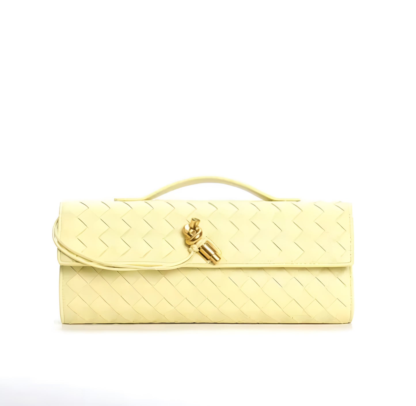 Angeles - Geflochtene Clutch in mehreren Farben