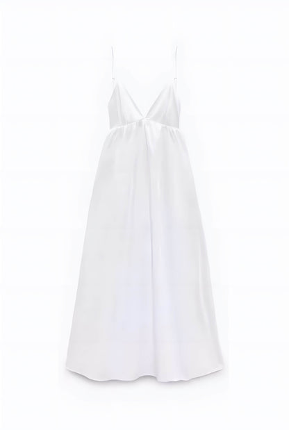 Wanda - Rückenfreies Sommer-Maxikleid