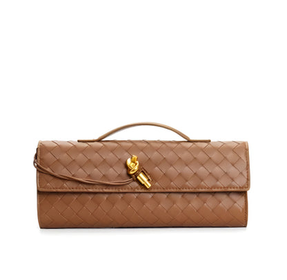 Angeles - Geflochtene Clutch in mehreren Farben