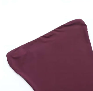 Éloise – Bandeau Midikleid in Two-Tone-Optik
