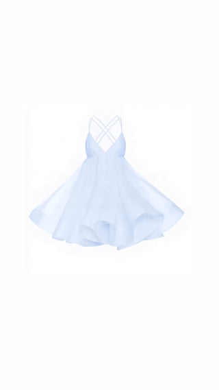 Soléa – Rückenfreies Sommerkleid mit Volumenrock