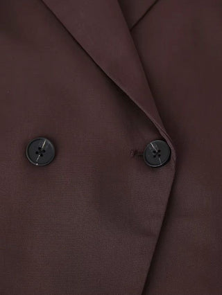 Asymmetrischer Blazer – Eleganter Look in Beige oder Braun